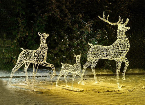 Светодиодные фигуры животных в Мирном